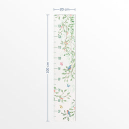 Régua de Crescimento Jardim Borboletas Suspenso Verde