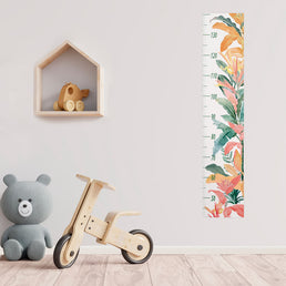 Régua de Crescimento Folhas Candy Verde