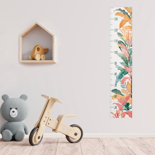 Régua de Crescimento Folhas Candy Verde