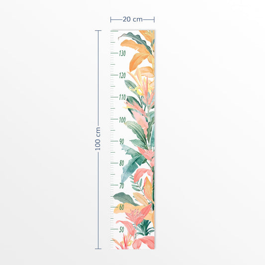 Régua de Crescimento Folhas Candy Verde