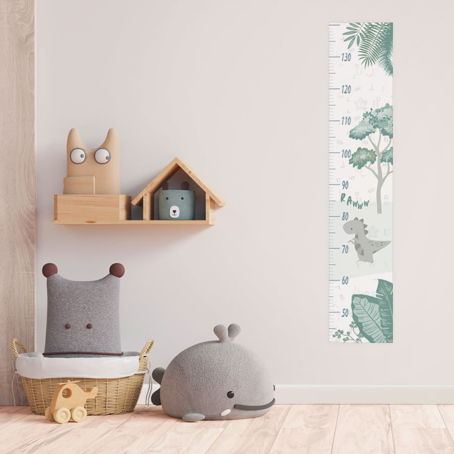 Régua de Crescimento Dino Malva