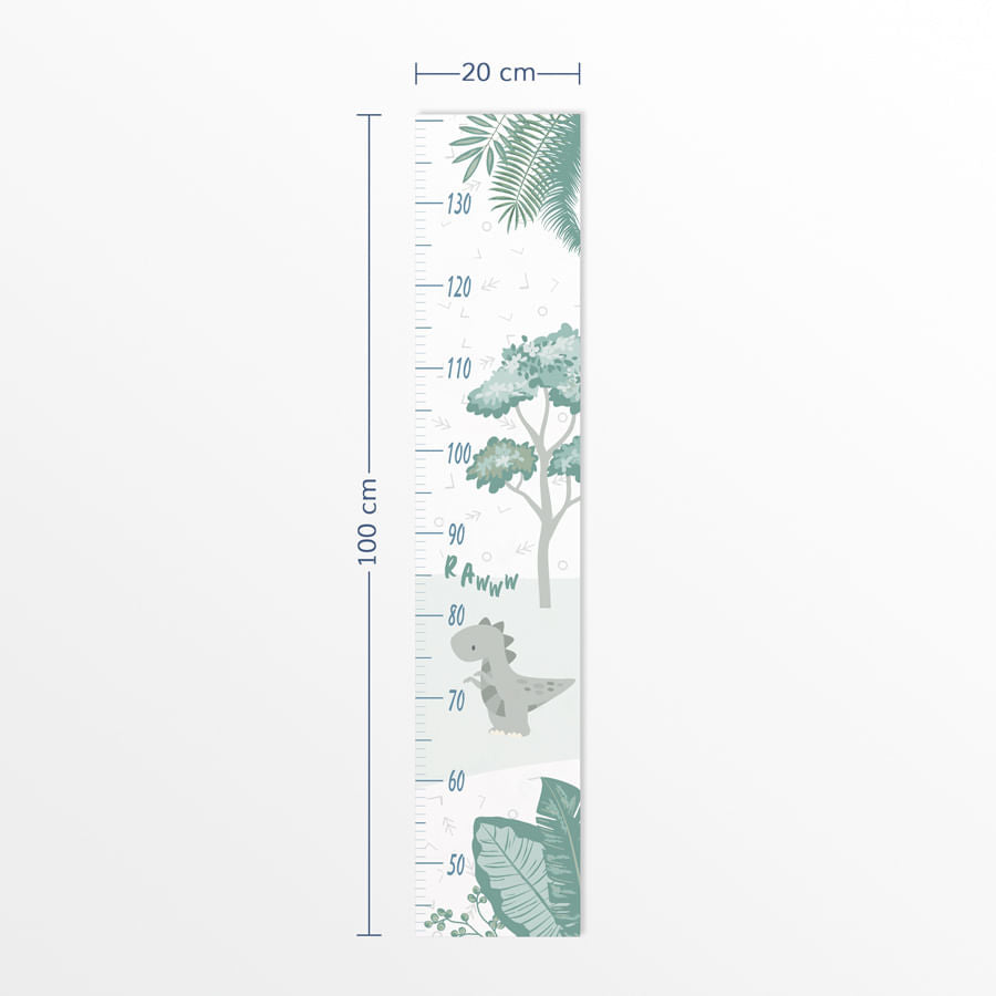 Régua de Crescimento Dino Malva
