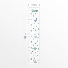 Régua de Crescimento Dino ABC Malva