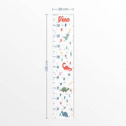 Régua de Crescimento Dino ABC Colors