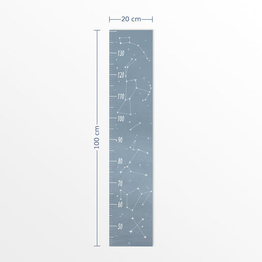 Régua de Crescimento Constelações Azul Clássico