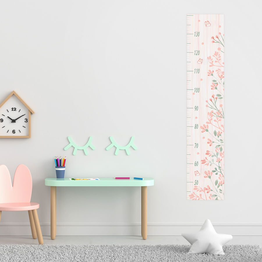 Régua de Crescimento Floral Classic Rosa Lichia