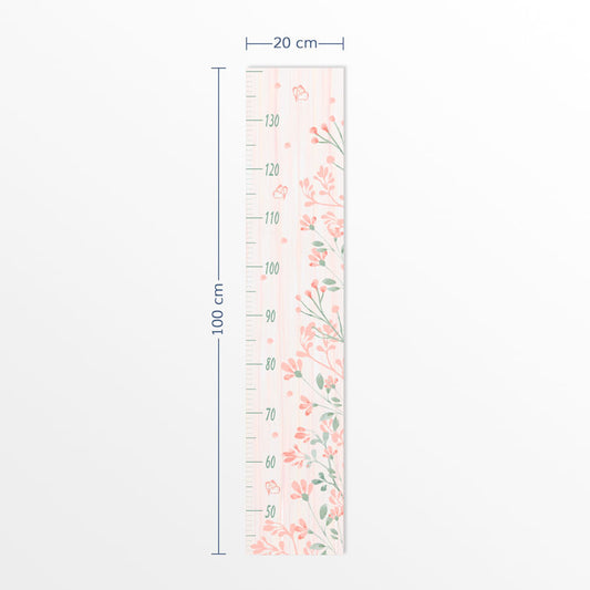 Régua de Crescimento Floral Classic Rosa Lichia