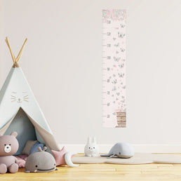 Régua de Crescimento Jardim das Borboletas Cinza