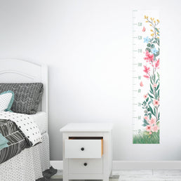 Régua de Crescimento Floral da Mali Rosa