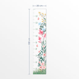 Régua de Crescimento Floral da Mali Rosa