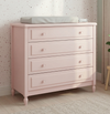 Cômoda de Bebê La Vie Rosa 4 Gavetas