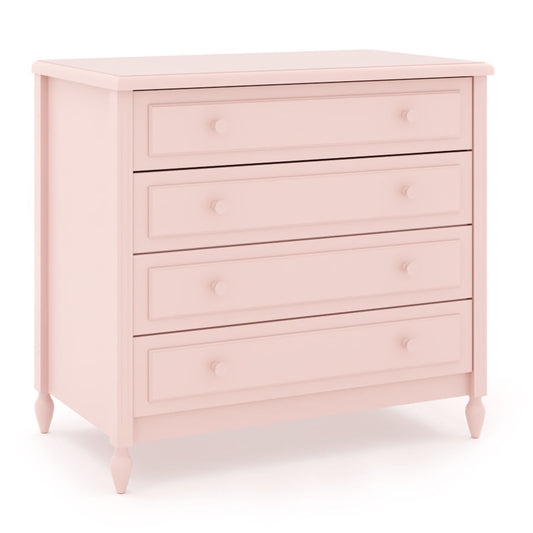 Cômoda de Bebê La Vie Rosa 4 Gavetas