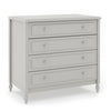 Cômoda de Bebê La Vie Cinza 4 Gavetas