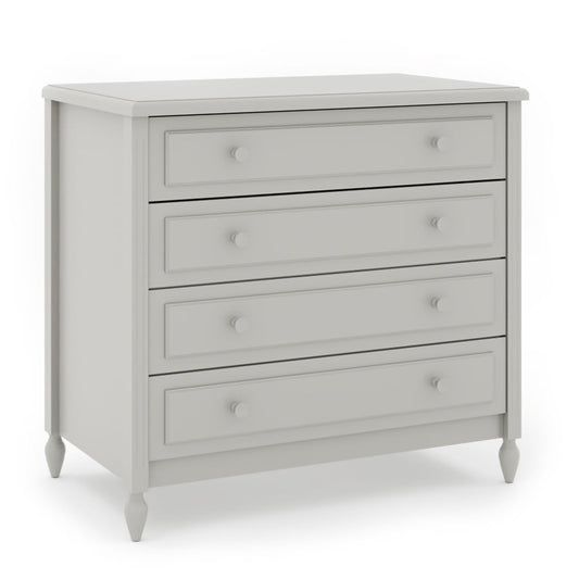 Cômoda de Bebê La Vie Cinza 4 Gavetas