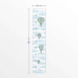 Régua de Crescimento Balão no céu Malva