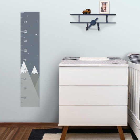 Régua de Crescimento Montanhas Azul