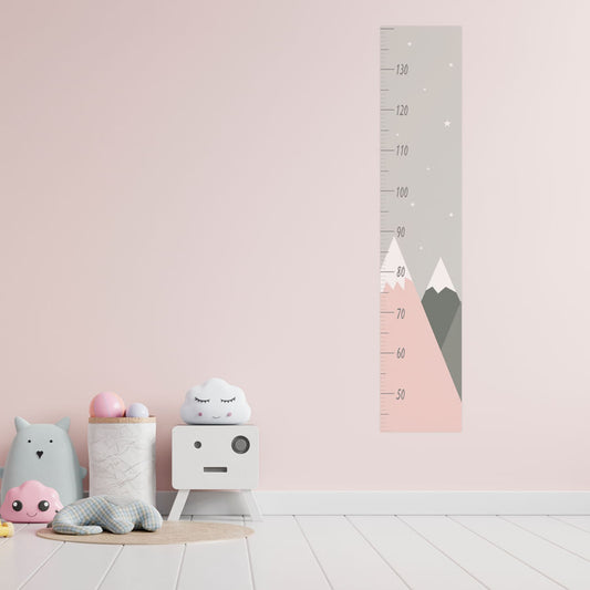 Régua de Crescimento Montanhas Rosa