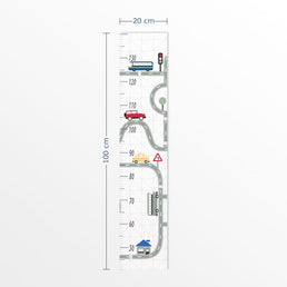 Régua de Crescimento Pista Cinza