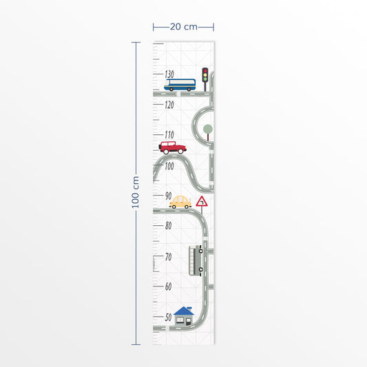 Régua de Crescimento Pista Cinza