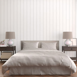 Papel de Parede Listra Lambri Cinza