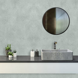 Papel de Parede Cimento Queimado Cinza