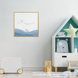 Quadro Infantil The Perfect Wave Azul