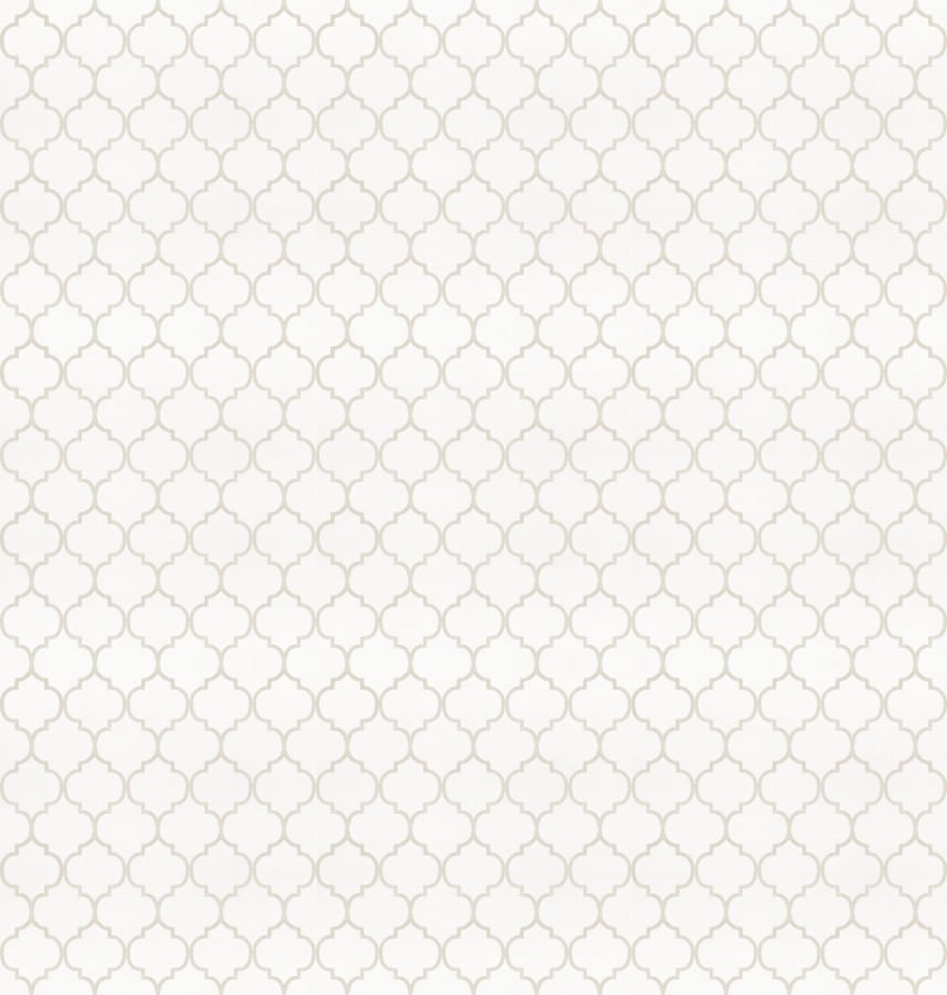 Papel de Parede Arabesco Aquarela Bege