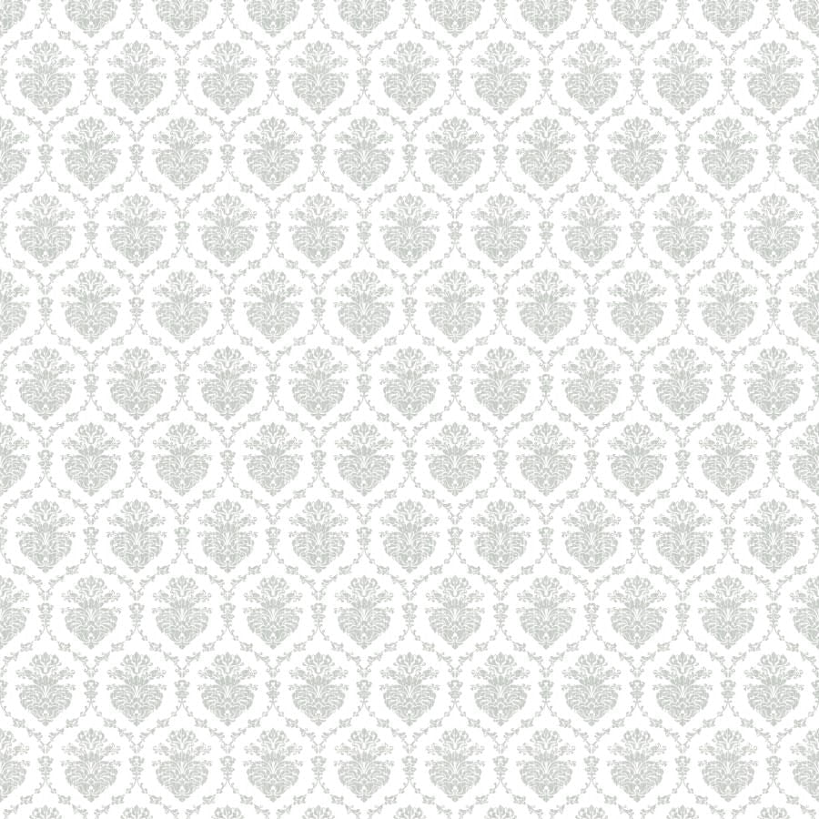 Papel de Parede Arabesco Classic Cinza