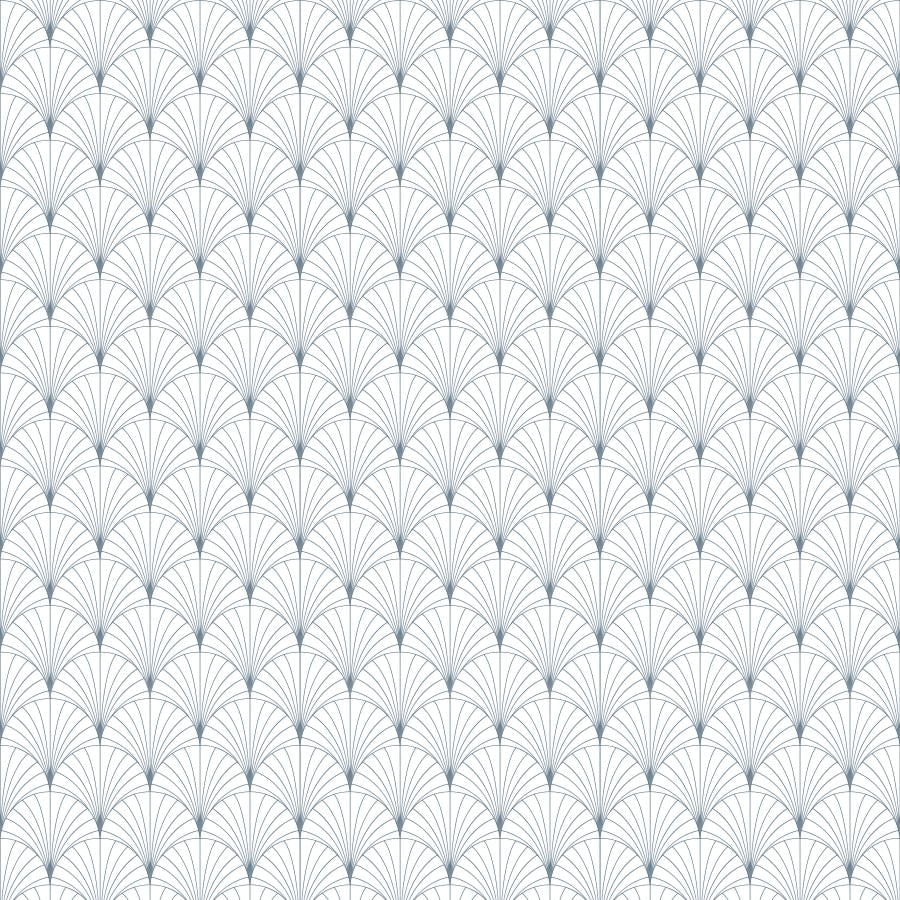 Papel de Parede Leque Azul Polo