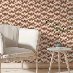 Papel de Parede Escama Losango Cobre