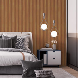 Papel de Parede Madeira Ripada Madeira