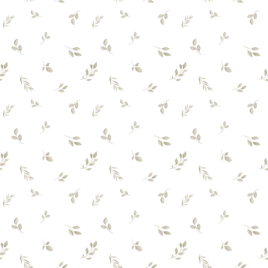 Papel de Parede Folhas Nature Bege