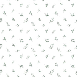 Papel de Parede Folhas Nature Verde Seco