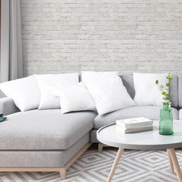 Papel de Parede Tijolo Branco