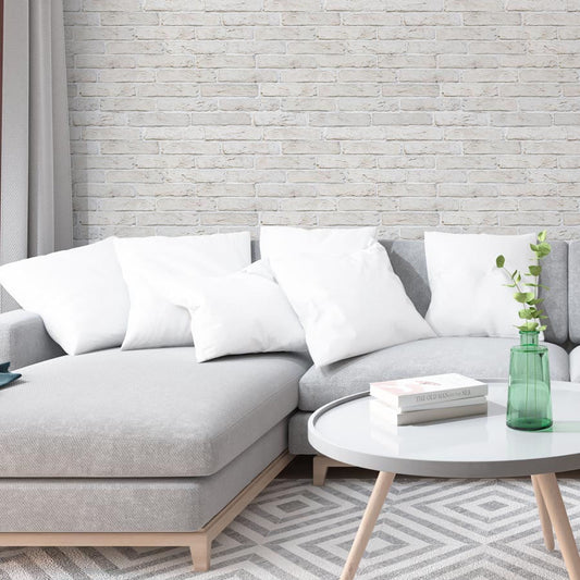 Papel de Parede Tijolo Branco