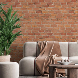 Papel de Parede Tijolo Rústico