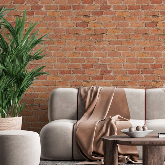 Papel de Parede Tijolo Rústico