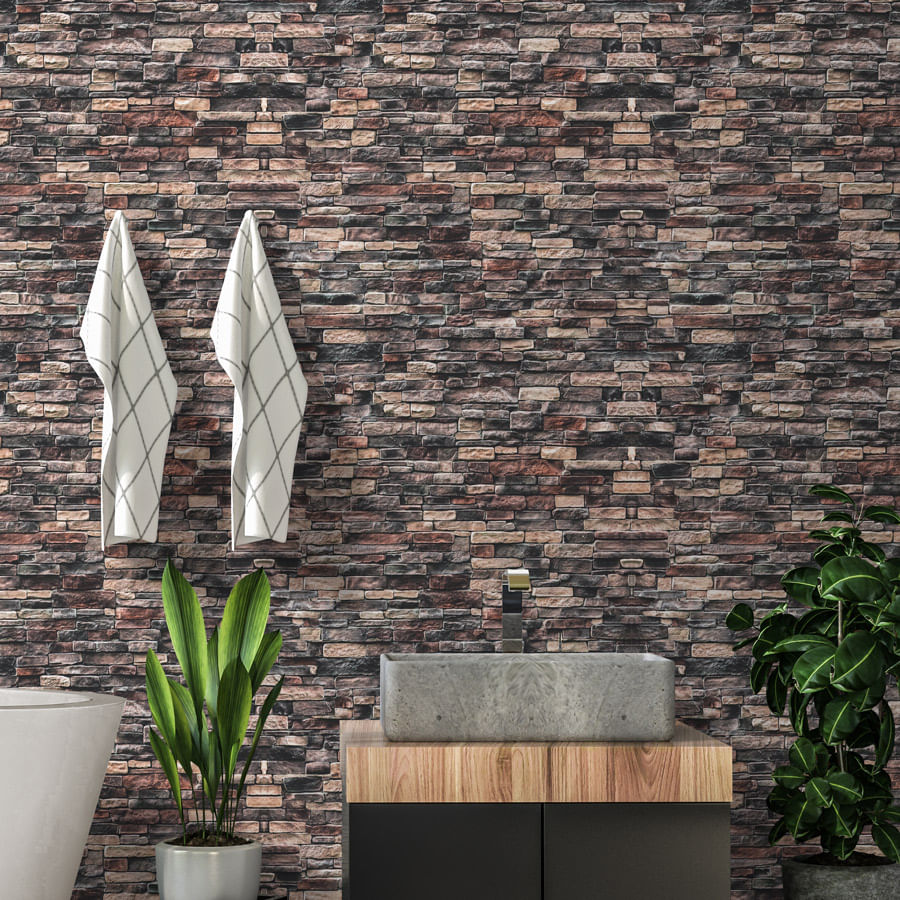 Papel de Parede Pedra Rústica