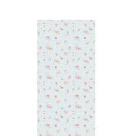 Papel de Parede Cogumelos Azul