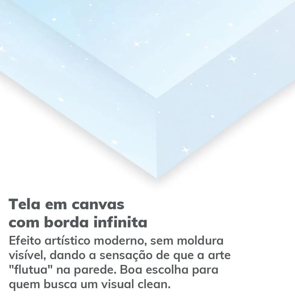 Quadro Infantil Balão no Céu Verde - Vertical