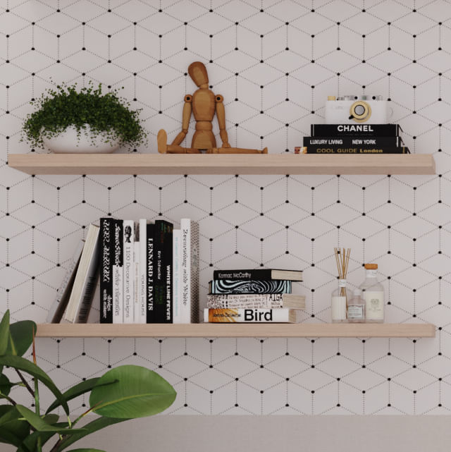 Prateleira Infantil 100CM - Carvalho