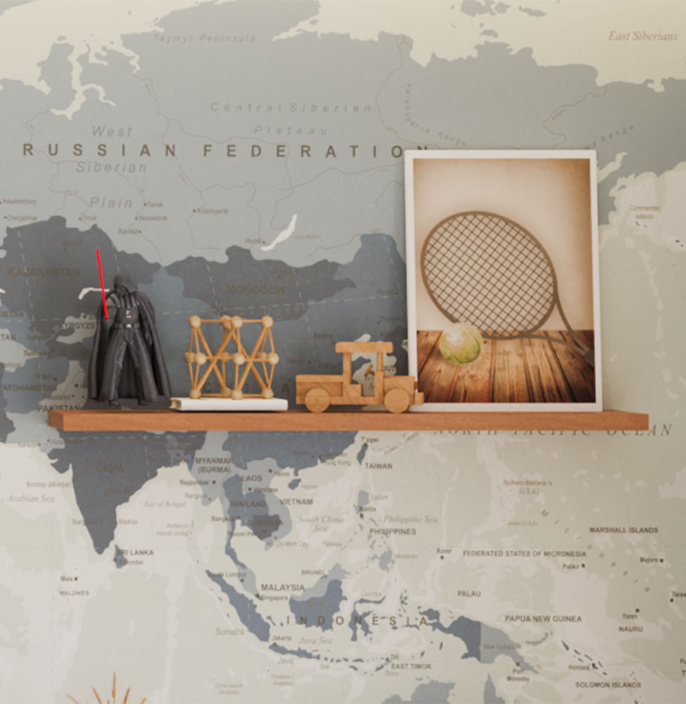 Prateleira Infantil 100CM - Freijó 