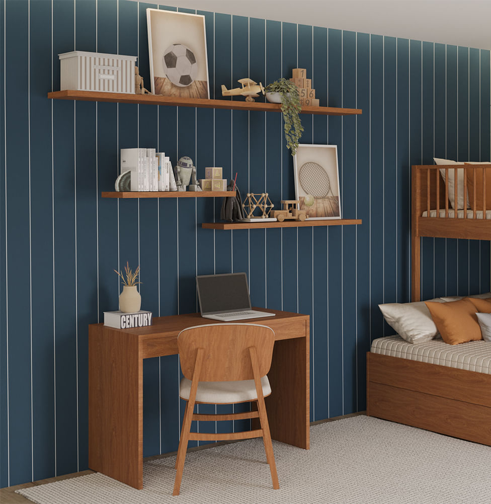 Prateleira Infantil 100CM - Freijó 