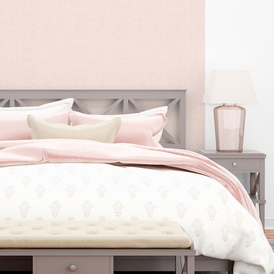 Papel de Parede Linho Rosa Lichia