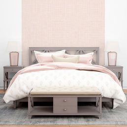 Papel de Parede Linho Rosa Lichia