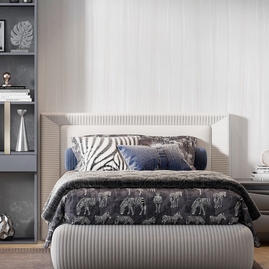 Papel de Parede Madeira Classic Branco