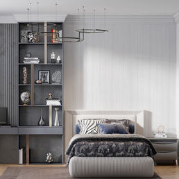 Papel de Parede Madeira Classic Branco