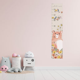 Régua de Crescimento Urso Plante Amor Coral