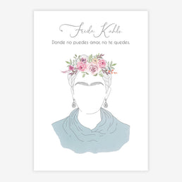 Quadro Frida Kahlo Azul