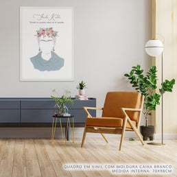 Quadro Frida Kahlo Azul